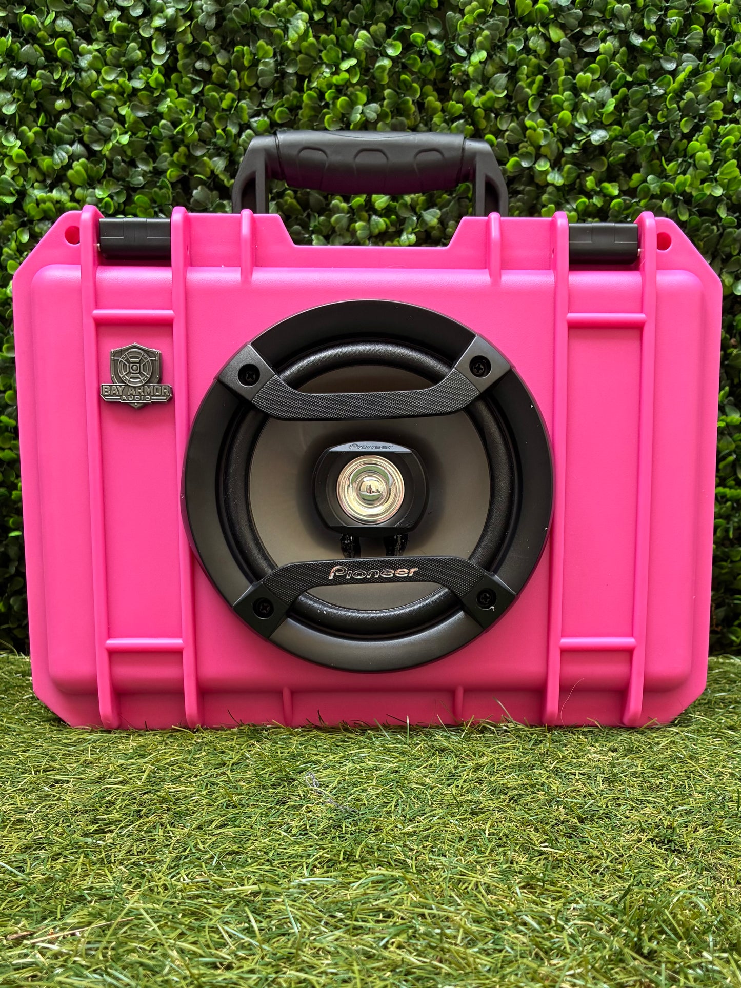 Pink Tactical Bluetooth Speaker