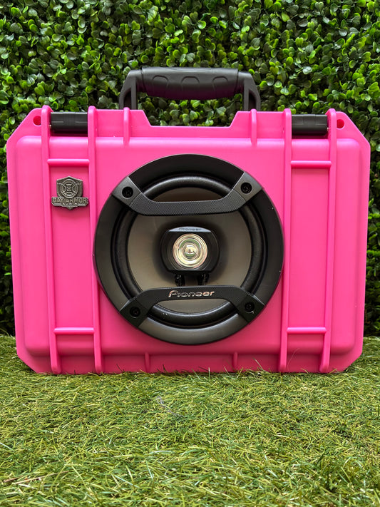 Pink Tactical Bluetooth Speaker